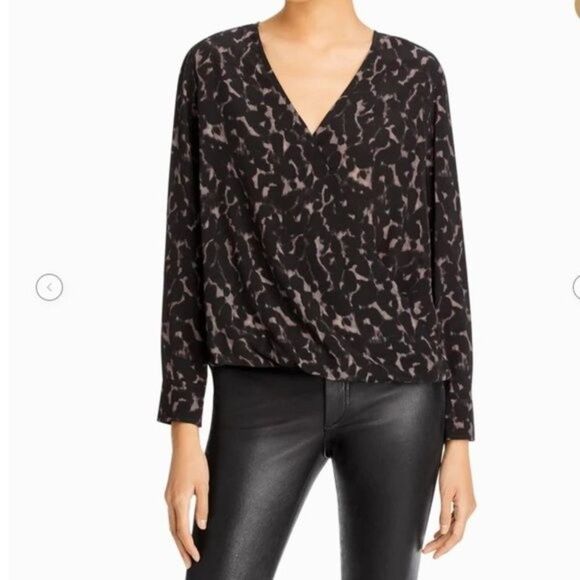 Rails | Women Crop Hi-Low Blouse Wrap Top Shirt Sz S - Picture 1 of 11